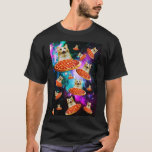 Funny space pizza cat T-Shirt<br><div class="desc">Funny and crazy design for a cool gifts !</div>