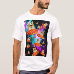 Funny space pizza cat T-Shirt<br><div class="desc">Funny and crazy design for a cool gifts !</div>