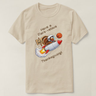 Funny Space Turkey Thanksgiving Unisex T-Shirt