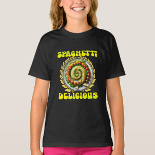 funny spaghetti delicious quote design  T-Shirt
