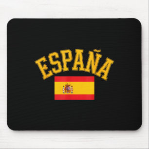 Funny spain flag saying españa country love Funny  Mouse Pad
