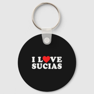 Funny Spanish I Love Sucias - I Heart Sucias  Key Ring