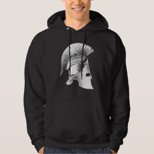 Funny Spartan Greek Helmet Cute Gladiator Men Wome Hoodie