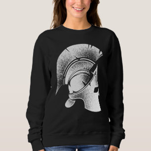Funny Spartan Greek Helmet Cute Gladiator Men Wome Sweatshirt