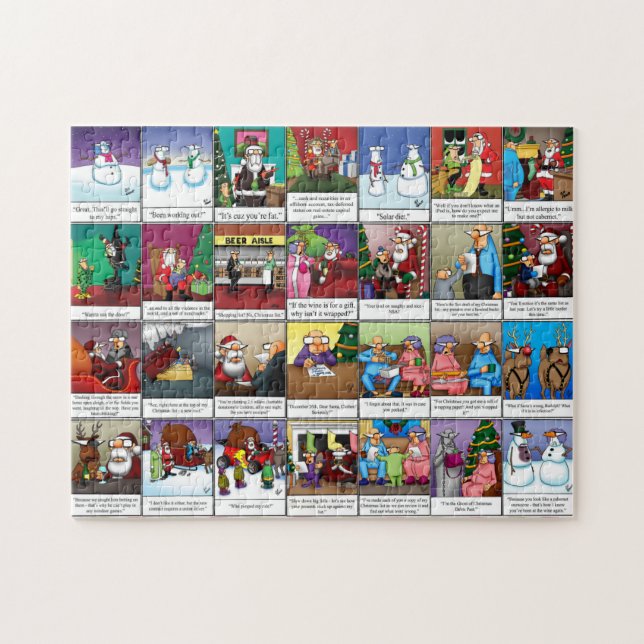 Funny Spectickles Christmas Humour Puzzle (Horizontal)