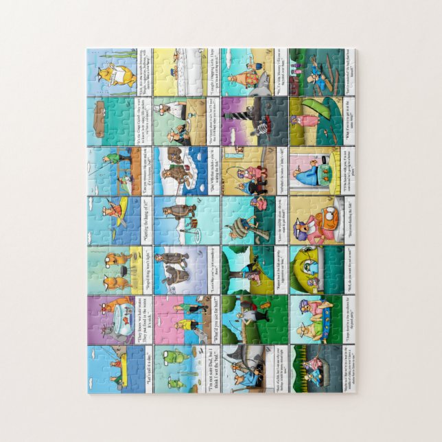 Funny Spectickles Fishing Humour Puzzle (Vertical)