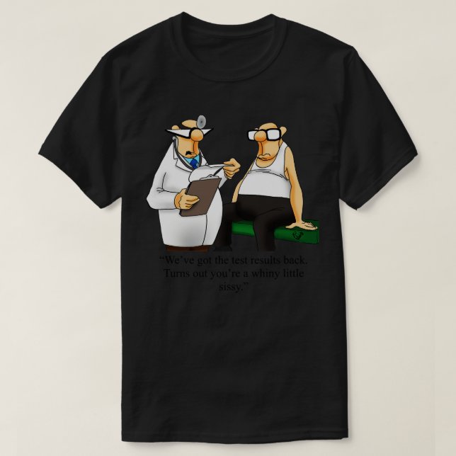 Funny Spectickles Medical Health toon Humour T-Shirt (Design Front)