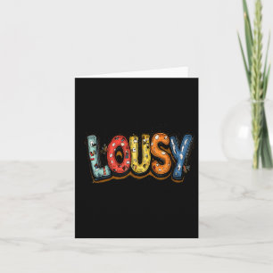 Funny Speech Costume with This Lousy Saying Card