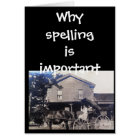 Funny Spelling Lesson for Females