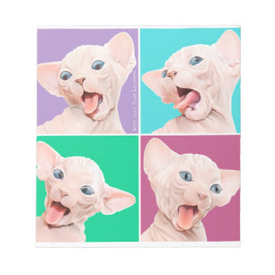 Funny sphinx notepad