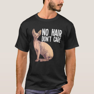 Funny Sphynx Cat Art For Men Women Hairless Cat Lo T-Shirt