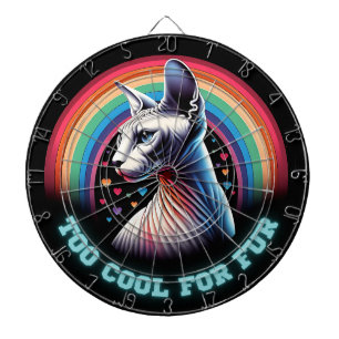 Funny Sphynx Cat Dartboard Games
