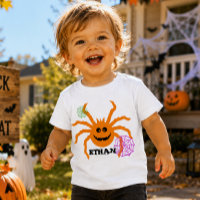 Funny Spider Halloween 2026personalized toddler