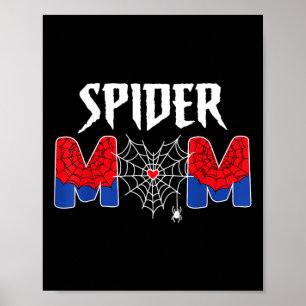 Funny Spider Mum Mama Mothers Day For Women Girls  Poster
