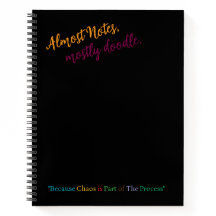 Funny Spiral Notebook for students