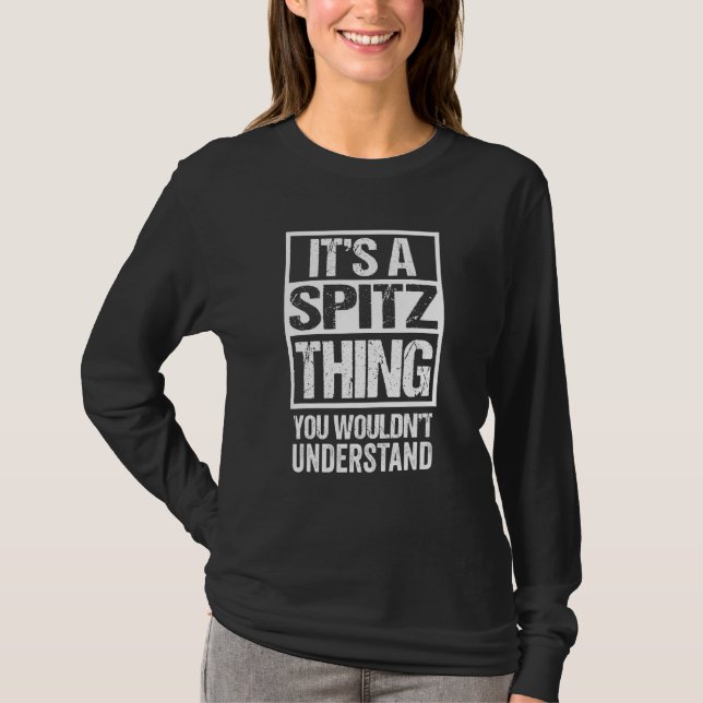 Funny Spitz Parent Quote Dog T-Shirt (Front)