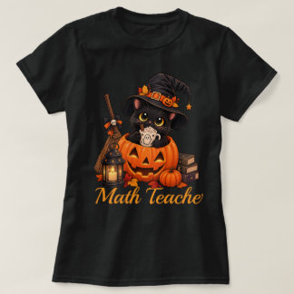 Funny Spookiest Custom Job Halloween Cat T-Shirt