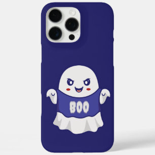 Funny Spooky Ghost Illustration Design iPhone 16 Pro Max Case