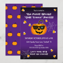 Funny Spooky Pumpkin iconic winkS Party