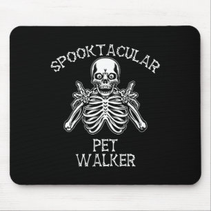 Funny Spooky Spooktacular Pet Walker Halloween  Mouse Pad