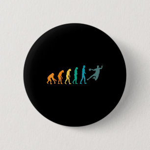 Funny Sport Evolution Handball 6 Cm Round Badge
