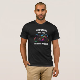 Funny Sportbike Motivational Quote- Motorcycle Gif T-Shirt
