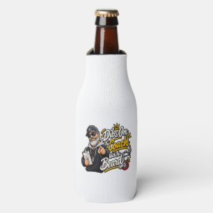 Funny Sports Dibs On The Coach With The Beard Cust Bottle Cooler