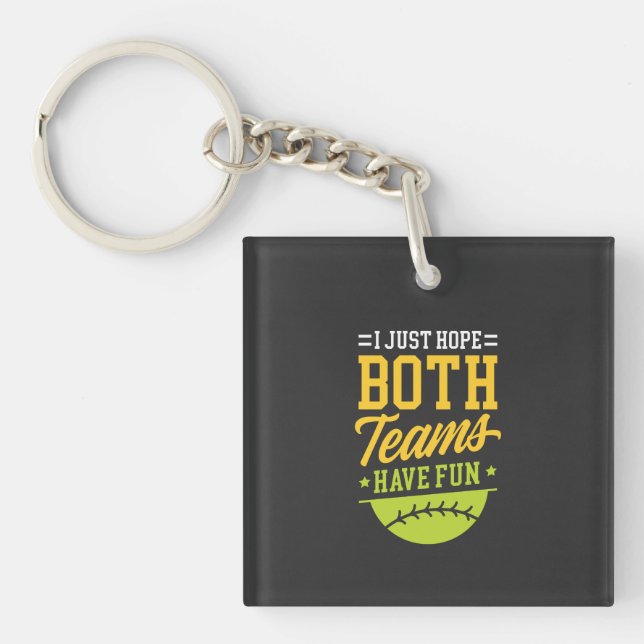 Funny Sports Gifts Key Ring (Front)