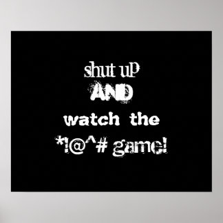 Funny Sports Poster