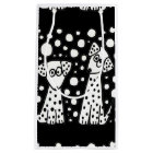 Funny Spotted Puppy Dogs Abstract Art
