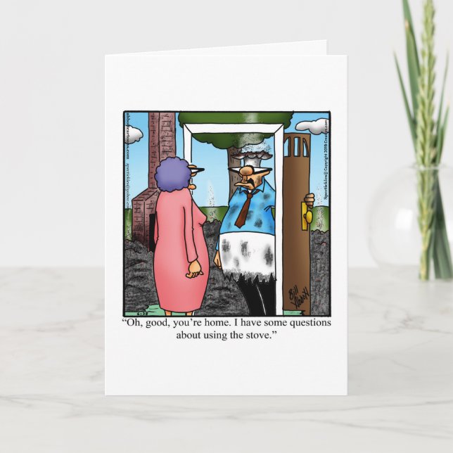 Funny Spouse’s Day Greeting Card (Front)