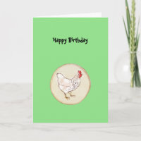 Funny Spring Chicken Birthday
