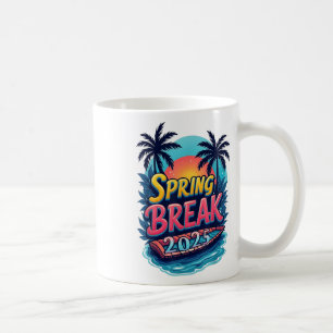 Funny Springbreak 2025 Matching Family Squad Coffee Mug