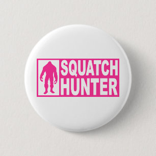 Funny SQUATCH HUNTER Gear Finding Bigfoot Edition 6 Cm Round Badge