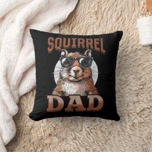 Funny Squirrel Animal Squirrel Dad Cushion