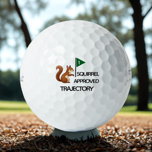Funny Squirrel Approved 3-pack Titleist Golf Balls