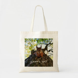 Funny Squirrel Cute Animals Hello There From Hi Tote Bag