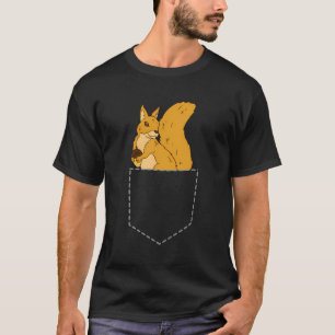 Funny Squirrel In The Pocket Squirrel T-Shirt