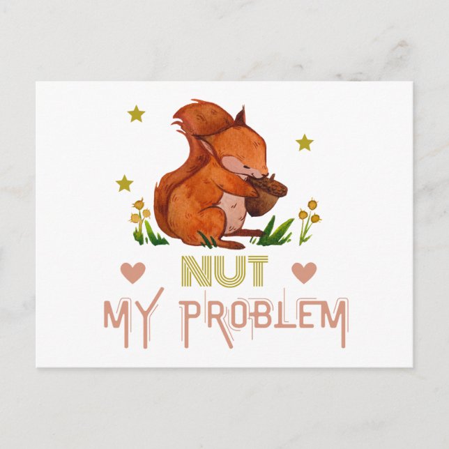 Funny squirrel  postcard (Front)