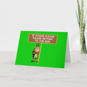 Funny St Paddy's Day Card