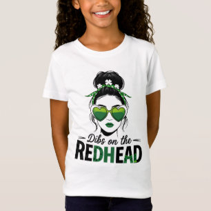 Funny St. Patrick’s Day Love – Dibs on the Redhead T-Shirt