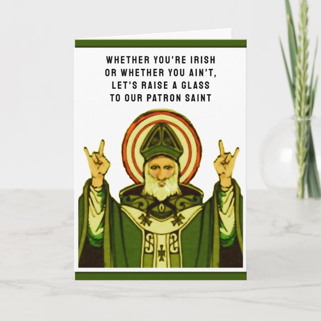 funny St. Patrick's Day card (Front)