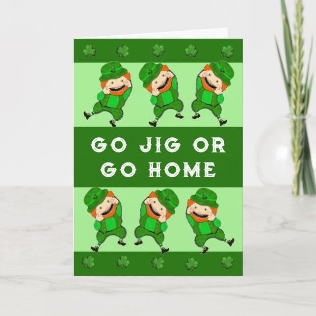 Funny St. Patrick's Day Card (Front)