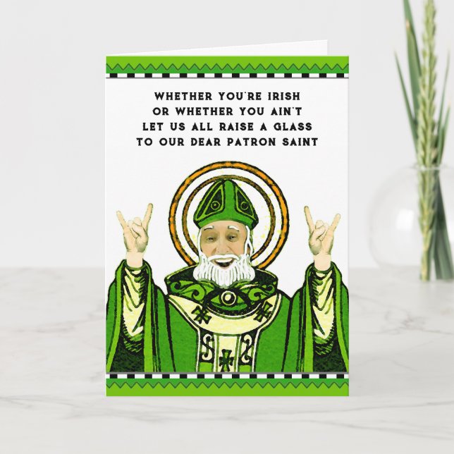 Funny St. Patrick's Day Card (Front)