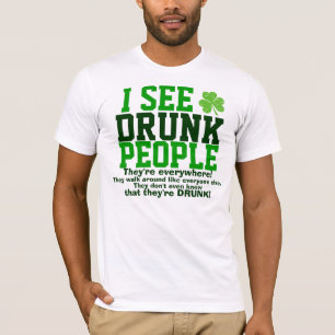 Funny St. Patrick's Day Drinking Humour T-Shirt