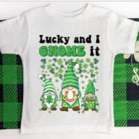 Funny St. Patrick's day gnomes lucky charm Irish