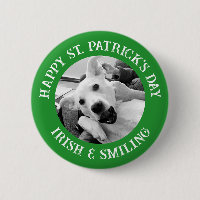 Funny St. Patrick's Day Irish and Smiling Dog