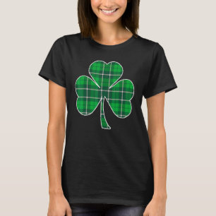 Funny St Patricks Day Irish Green Buffalo Plaid Sh T-Shirt