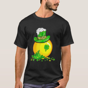 Funny St. Patricks Day Irish Lacrosse Shamrock Lov T-Shirt