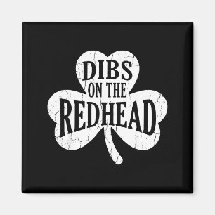 Funny st patricks day irish shamrock dibs on the magnet